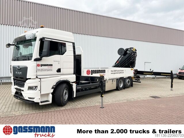 کامیون مسطح MAN TGX 26.510 6x2-4 LL, Hiab X-HiPro 548 E-8 Kran ,