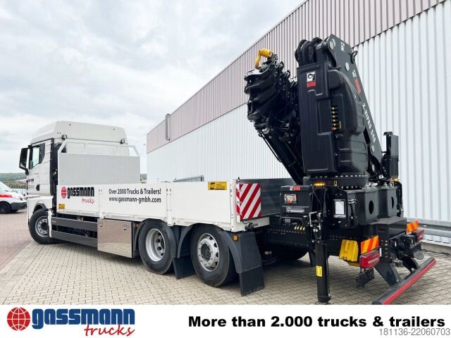 کامیون مسطح MAN TGX 26.510 6x2-4 LL, Hiab X-HiPro 548 E-8 Kran ,