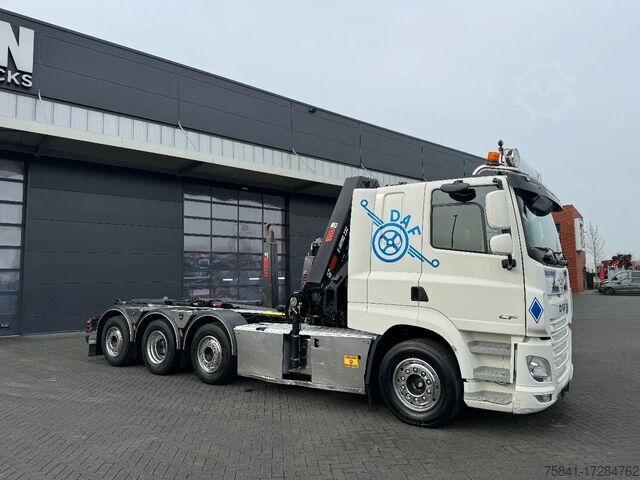 System för krokarm DAF CF 85.480 8x2 Haakarm + HIAB 232 E-5 Hipro