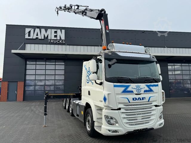 System för krokarm DAF CF 85.480 8x2 Haakarm + HIAB 232 E-5 Hipro