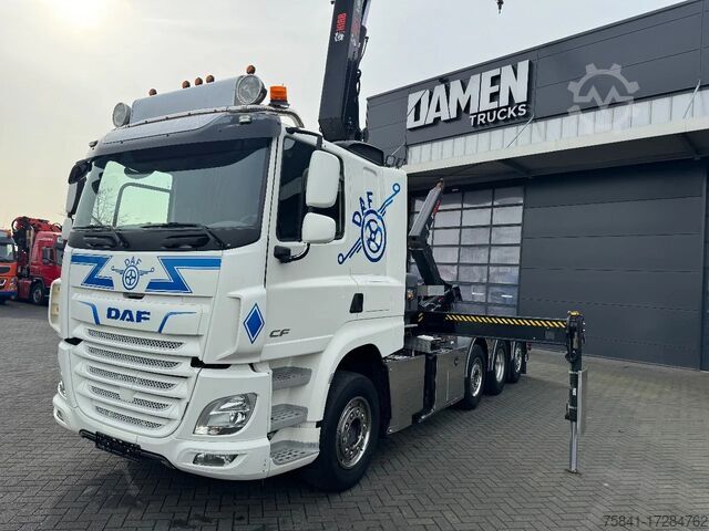 System för krokarm DAF CF 85.480 8x2 Haakarm + HIAB 232 E-5 Hipro