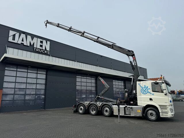 System för krokarm DAF CF 85.480 8x2 Haakarm + HIAB 232 E-5 Hipro