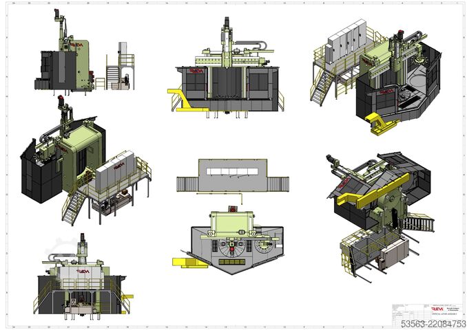 REM SCR 27 1SF | CNC vertikal svarv-/fräscenter | Ø2700mm | 100kW Fanuc | NY 2026 REM SCR 27 1SF