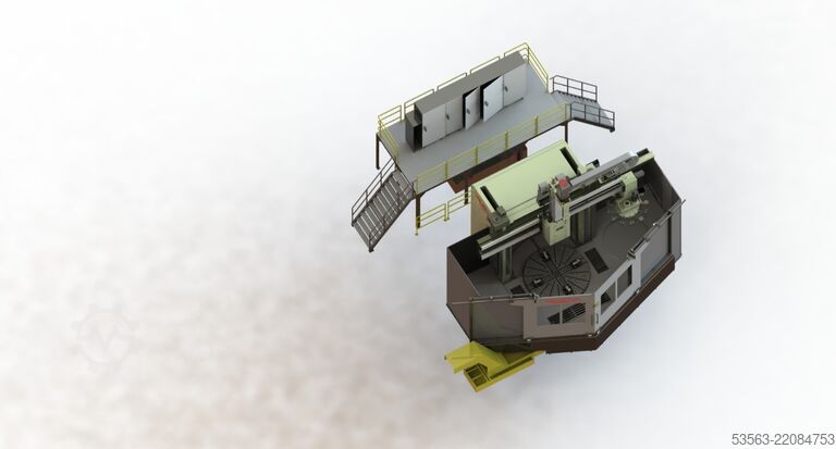REM SCR 27 1SF | Centro de Torneamento-Fresamento Vertical CNC | Ø2700mm | 100kW Fanuc | NOVO 2026 REM SCR 27 1SF