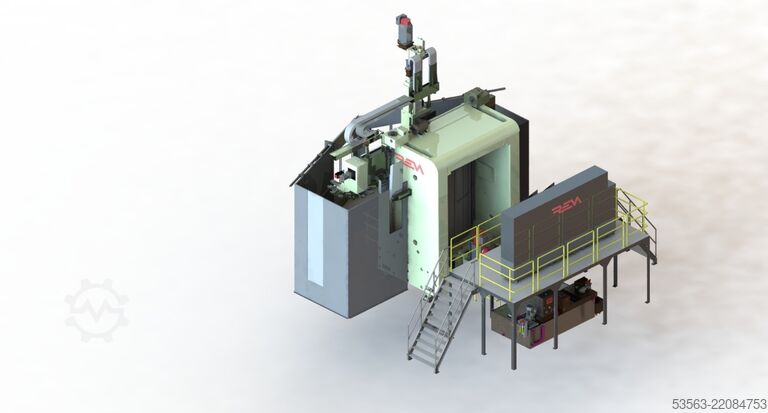 REM SCR 27 1SF | Centro de Torneamento-Fresamento Vertical CNC | Ø2700mm | 100kW Fanuc | NOVO 2026 REM SCR 27 1SF