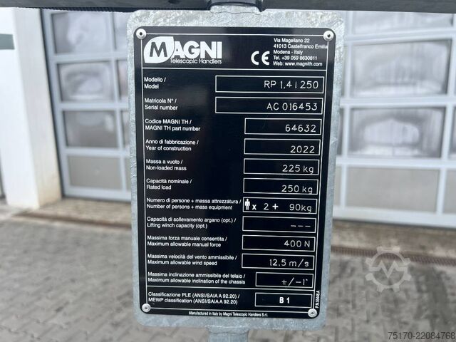 Magni arbetskorg / trädvårdskorg / 250 kg / 2022 DEMO Magni Arbeitskorb / Baumpflegekorb / 250 kg / 2022 DEMO