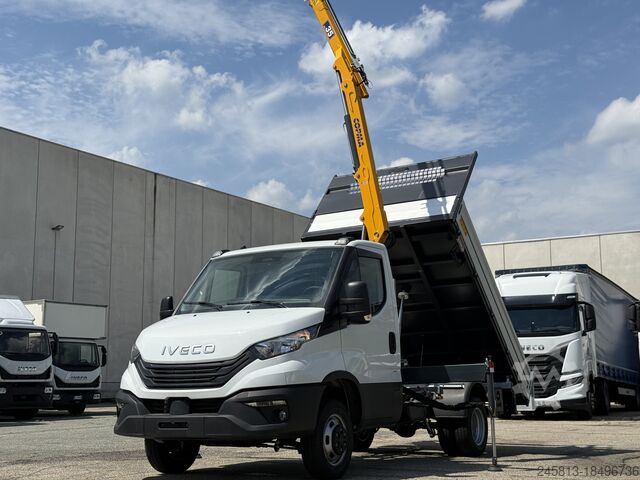 Furgone ribaltabile e gru Iveco Daily 35-160