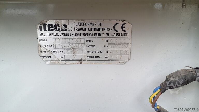 Scissor Lift Iteco IT1215T (11,8 m)