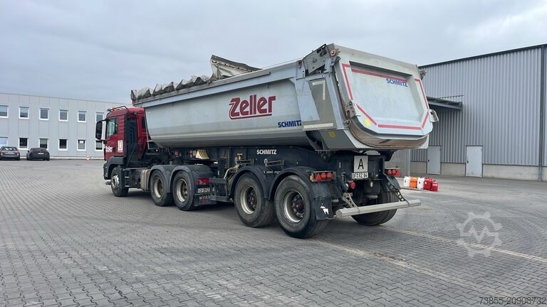 Tipper Truck MAN TGS 33.500 with Schmitz Cargobull SGF S2 (NEW ENGINE)