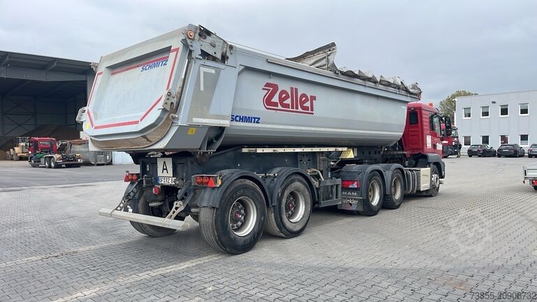 Tipper Truck MAN TGS 33.500 with Schmitz Cargobull SGF S2 (NEW ENGINE)