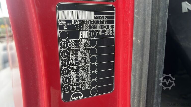 Tipper Truck MAN TGS 33.500 with Schmitz Cargobull SGF S2 (NEW ENGINE)