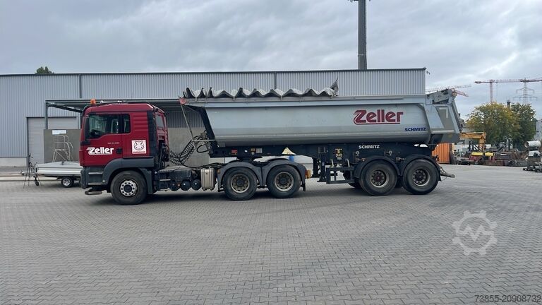 Tipper Truck MAN TGS 33.500 with Schmitz Cargobull SGF S2 (NEW ENGINE)