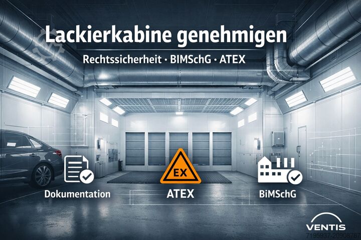 Malingsafslutningssystem Ventis Nexus 300 Automotive Spray Booth