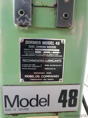 Stroj za tanjšanje konice svedra Dormer Model 48