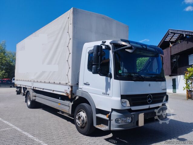  Mercedes-Benz 1224 L Atego Pritsche Plane Ladebordwand