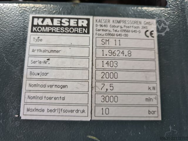 Vijačni kompresor Kaeser SM 11