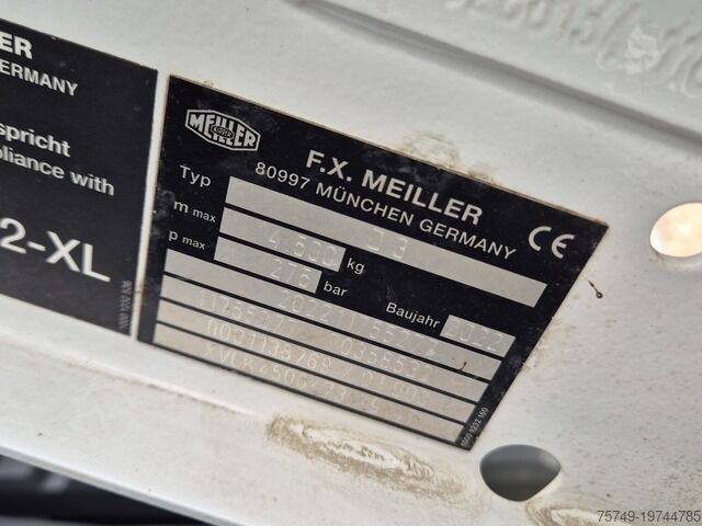 Προσαρμοσμένο φορτηγάκι mercedes-benz Atego 823 3-Seiten Kipper Meiller 2 x AHK