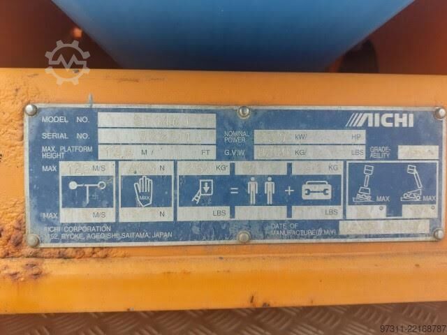 Teleskopska platforma Aichi SP14CJ