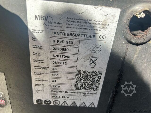 Electric 3-wheel forklift Linde E20PHL-01