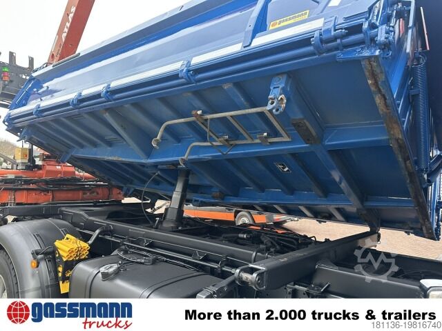 Sklápěcí vůz MAN TGM 18.290 4X4 BB, EEV, Heckkran Atlas AK 115.2V,