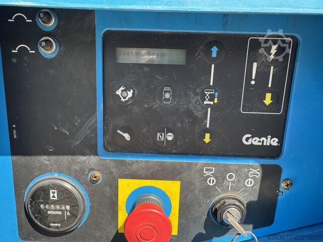 Genie GS 2668 RT lift / arbejdsplatform / sakselift, 10 m arbejdshøjde, 4x4 Kubota diesel, årgang 20 GENIE GS 2668 RT  Hoogwerker / Arbeitsbuhne / Sciccor 10M werkhoogte 4x4 kubota Diesel 2008