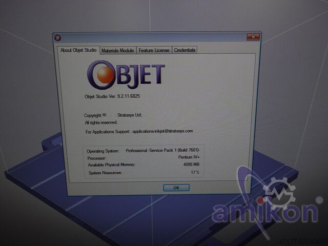3D принтер с почистваща ръкавна кутия Stratasys Objet 260 Connex 2
