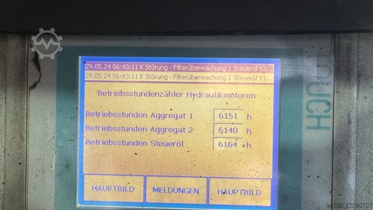 Hydraulisk presse ALIKO 12800 x 3000 to