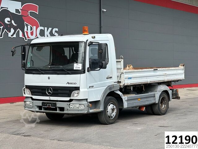Three-way tipper van MERCEDES-BENZ Atego 818 4x2 BB MEILLER DSK /AHK/