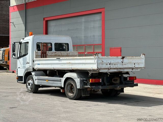 Three-way tipper van MERCEDES-BENZ Atego 818 4x2 BB MEILLER DSK /AHK/