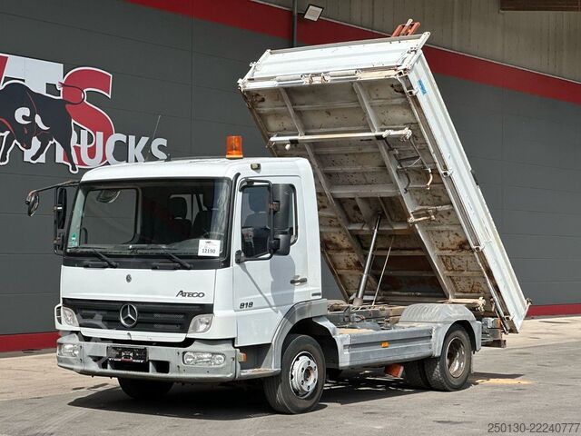 Three-way tipper van MERCEDES-BENZ Atego 818 4x2 BB MEILLER DSK /AHK/