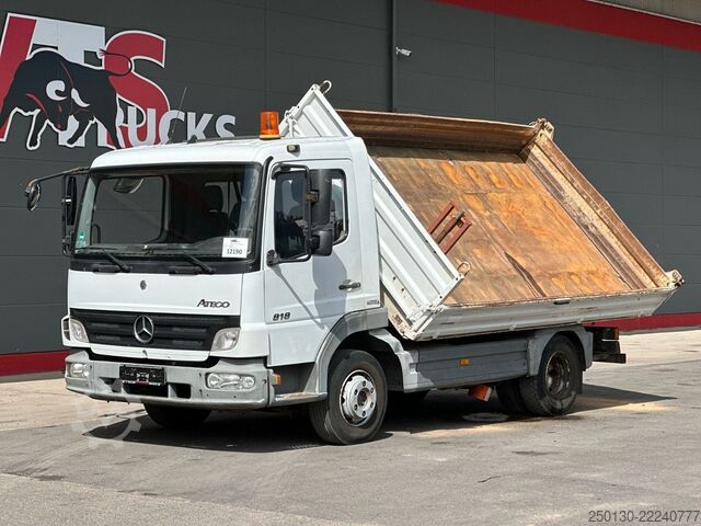 Three-way tipper van MERCEDES-BENZ Atego 818 4x2 BB MEILLER DSK /AHK/