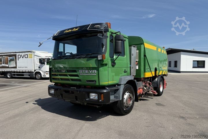 Zamiatarka drogowa Steyr 18.285 M39 Kehrmaschine / Swiss-Vehicle