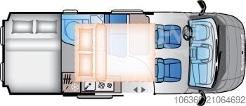 SUNLIVING V 60 SP TENTTOP - COMFORT EDITION MINI VAN SA W.C. NOVO SUNLIVING V 60 SP TentTop - COMFORT EDITION