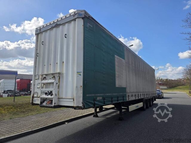 Semi-remorque bâchée KRONE Joloda Mega Gardine, Lift, Hubdach