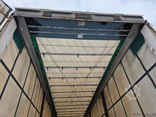 Semi-remorque bâchée KRONE Joloda Mega Gardine, Lift, Hubdach