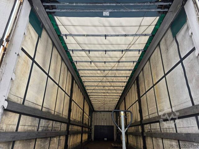 Semi-remorque bâchée KRONE Joloda Mega Gardine, Lift, Hubdach