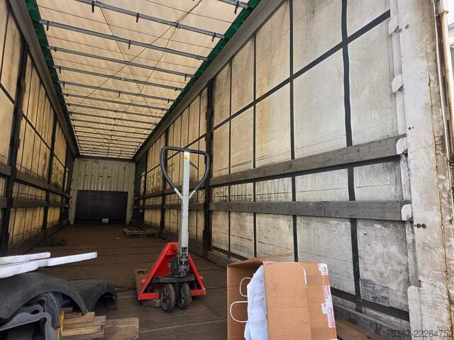 Semi-remorque bâchée KRONE Joloda Mega Gardine, Lift, Hubdach