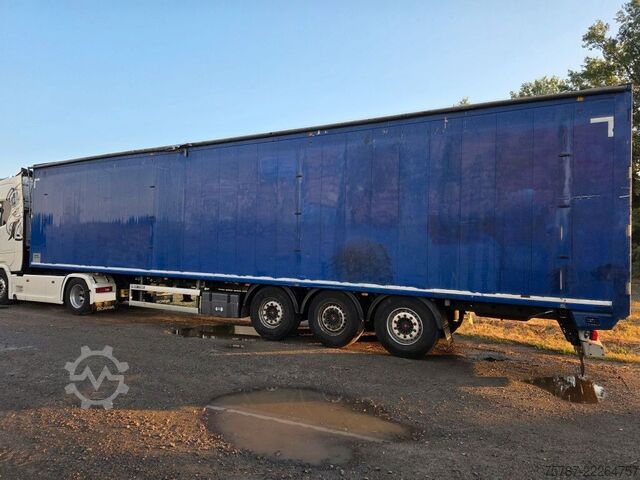 Semi-remorque à plancher roulant KNAPEN 92 cabm Schubboden, Lift, SAF Scheibe