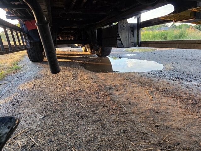 Semi-remorque à plancher roulant KNAPEN 92 cabm Schubboden, Lift, SAF Scheibe