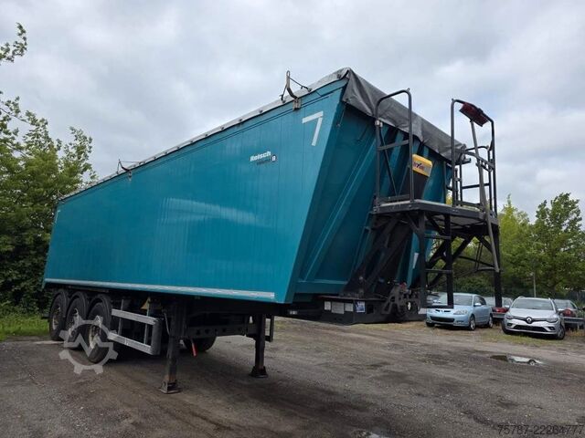Semi-remorque benne REISCH ca. 48 cbm Getreidekipper, Lift, Kornschieber