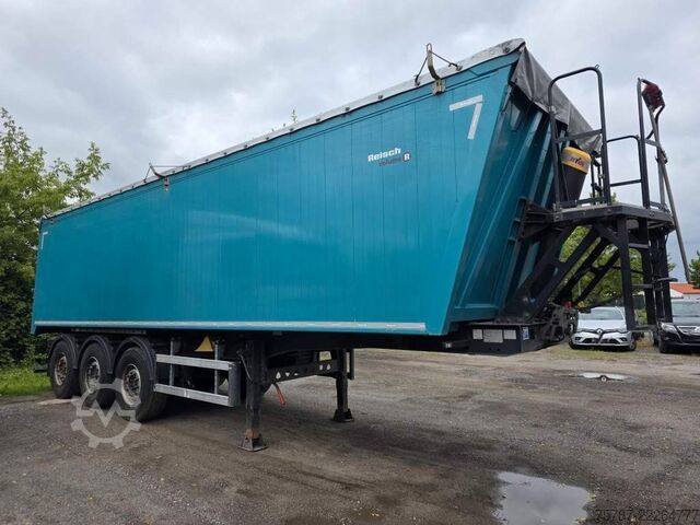 Semi-remorque benne REISCH ca. 48 cbm Getreidekipper, Lift, Kornschieber