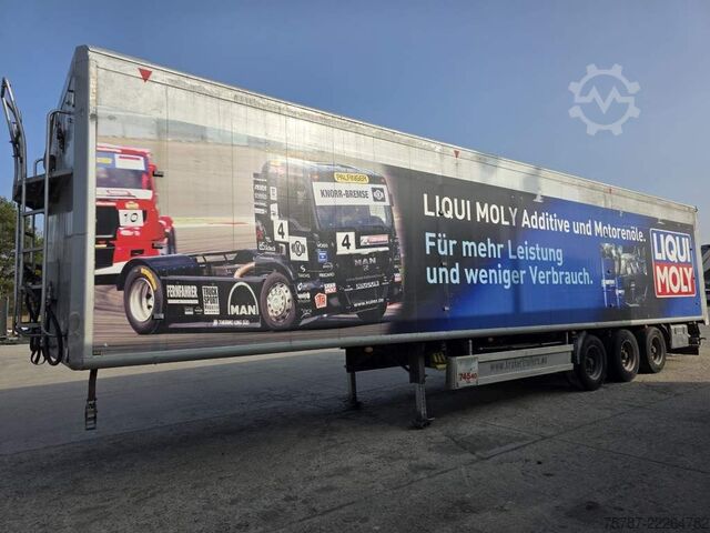Semi-remorque à plancher roulant KRAKER 92 cbm Schubboden, Lift,WABCO ABS,sauberer Boden