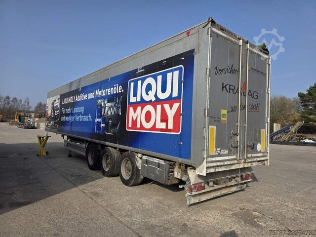 Semi-remorque à plancher roulant KRAKER 92 cbm Schubboden, Lift,WABCO ABS,sauberer Boden
