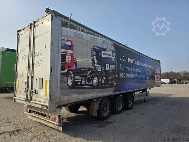 Semi-remorque à plancher roulant KRAKER 92 cbm Schubboden, Lift,WABCO ABS,sauberer Boden