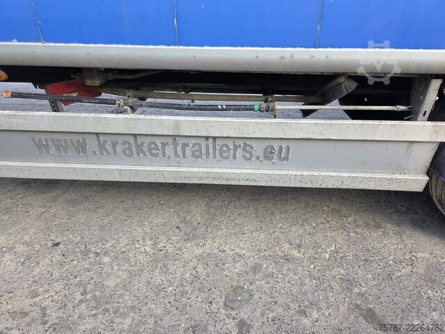 Semi-remorque à plancher roulant KRAKER 92 cbm Schubboden, Lift,WABCO ABS,sauberer Boden