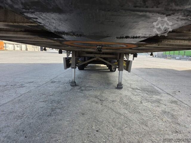 Semi-remorque à plancher roulant KRAKER 92 cbm Schubboden, Lift,WABCO ABS,sauberer Boden