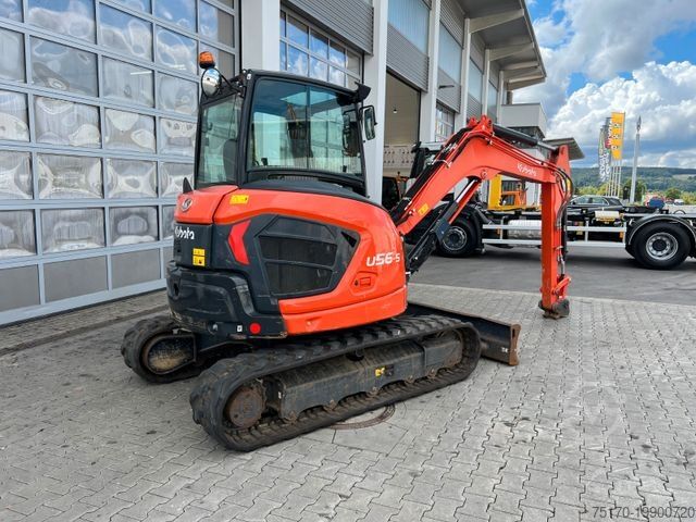 Minikoparka KUBOTA U56-5 / nur 1.462h! / 2022