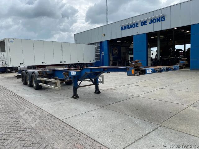 Containervervoer Renders Container chassis / BPW + Drum / 40 FT