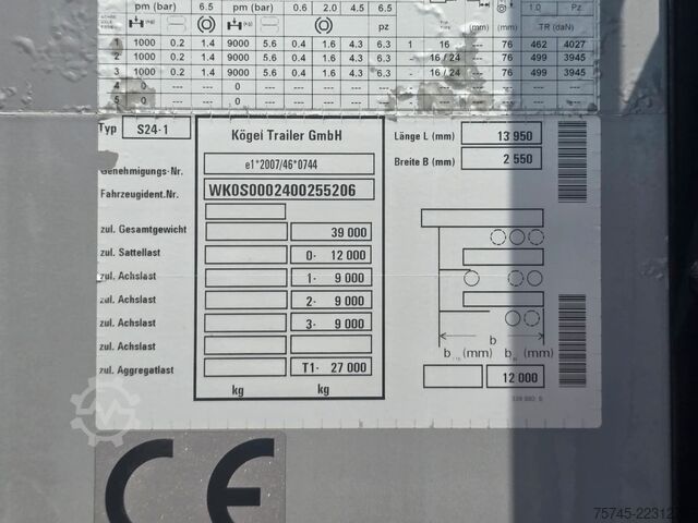 Polpriklopnik za pijače KÖGEL SN 24 **GETRÄNKE*SAF*LIFT*SCHNELLADESYSTEM*