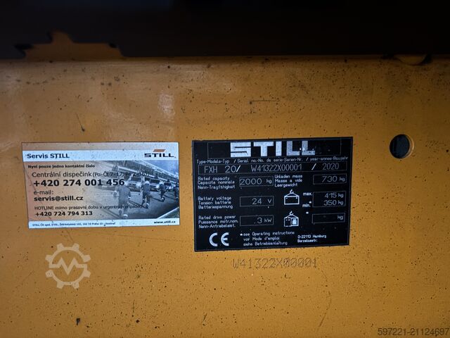 Vertikālie pasūtījumu komplektētāji Still FXH-20 //Li-Ion